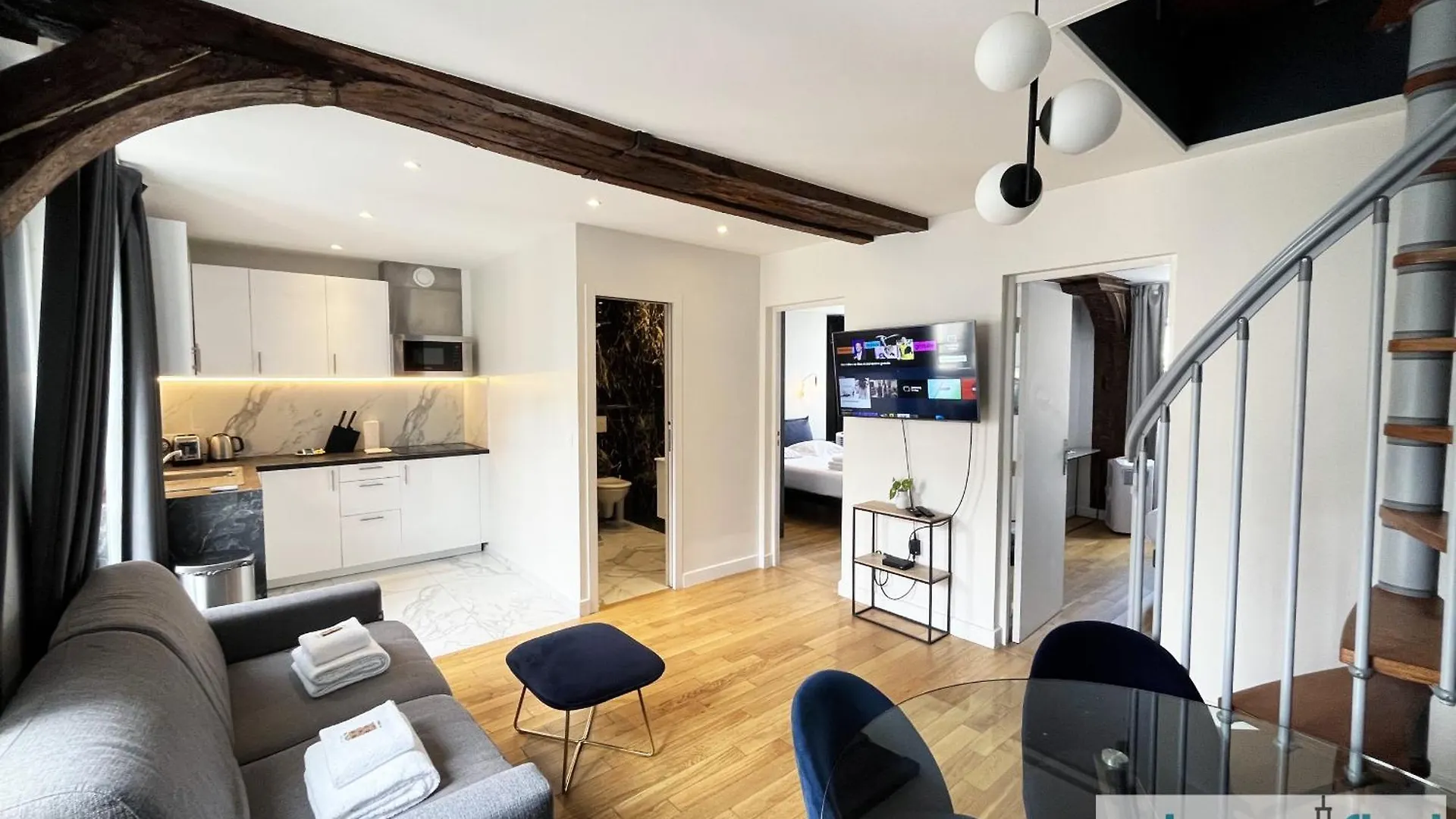 Urban Flat 176 - Charming 3 Bedroom In Montorgueil باريس فرنسا